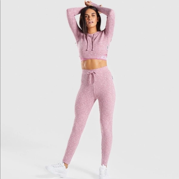 Gymshark Pants - Gymshark Dusty Pink Slounge Leggings